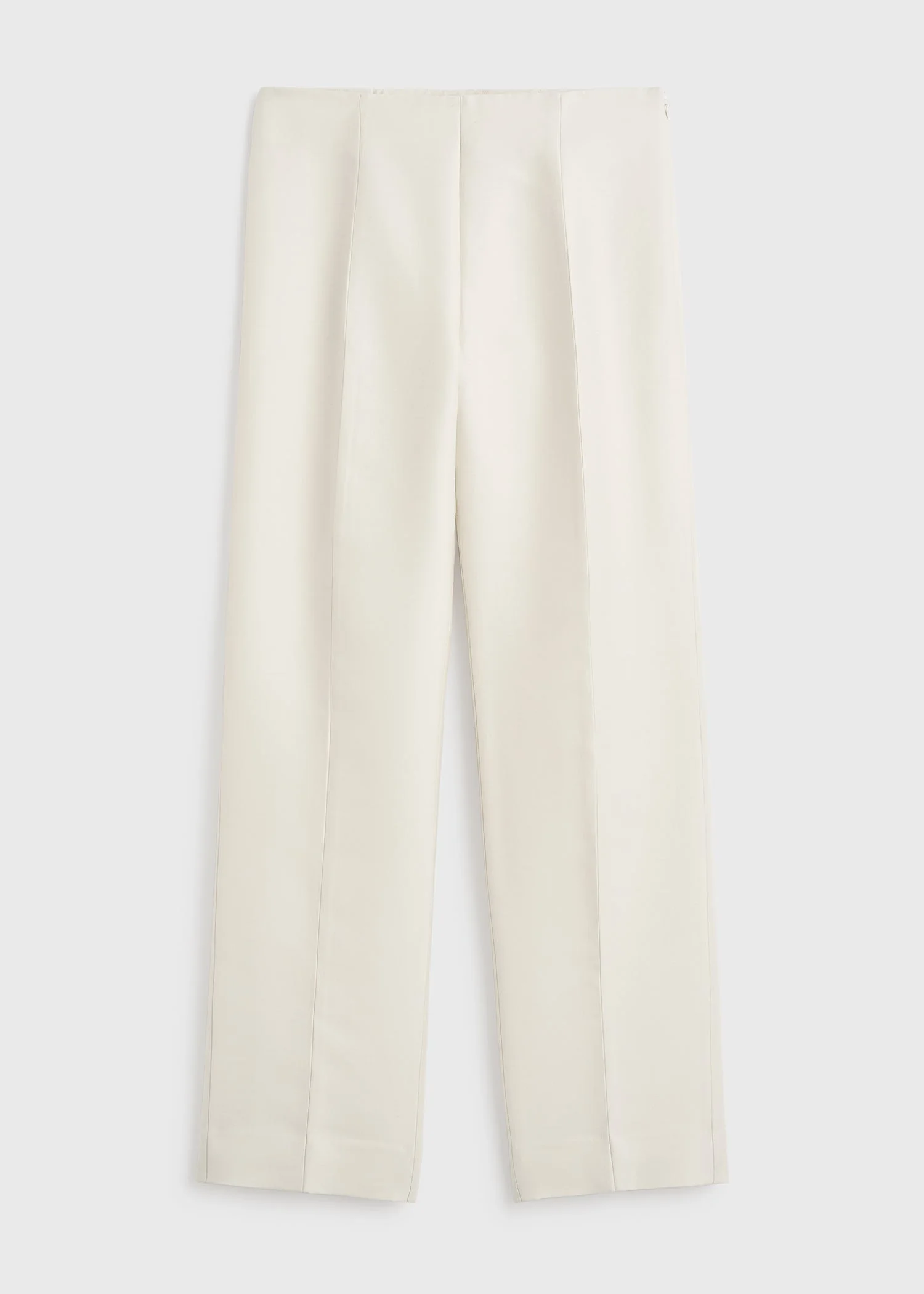 Slim evening trousers ecru - 1