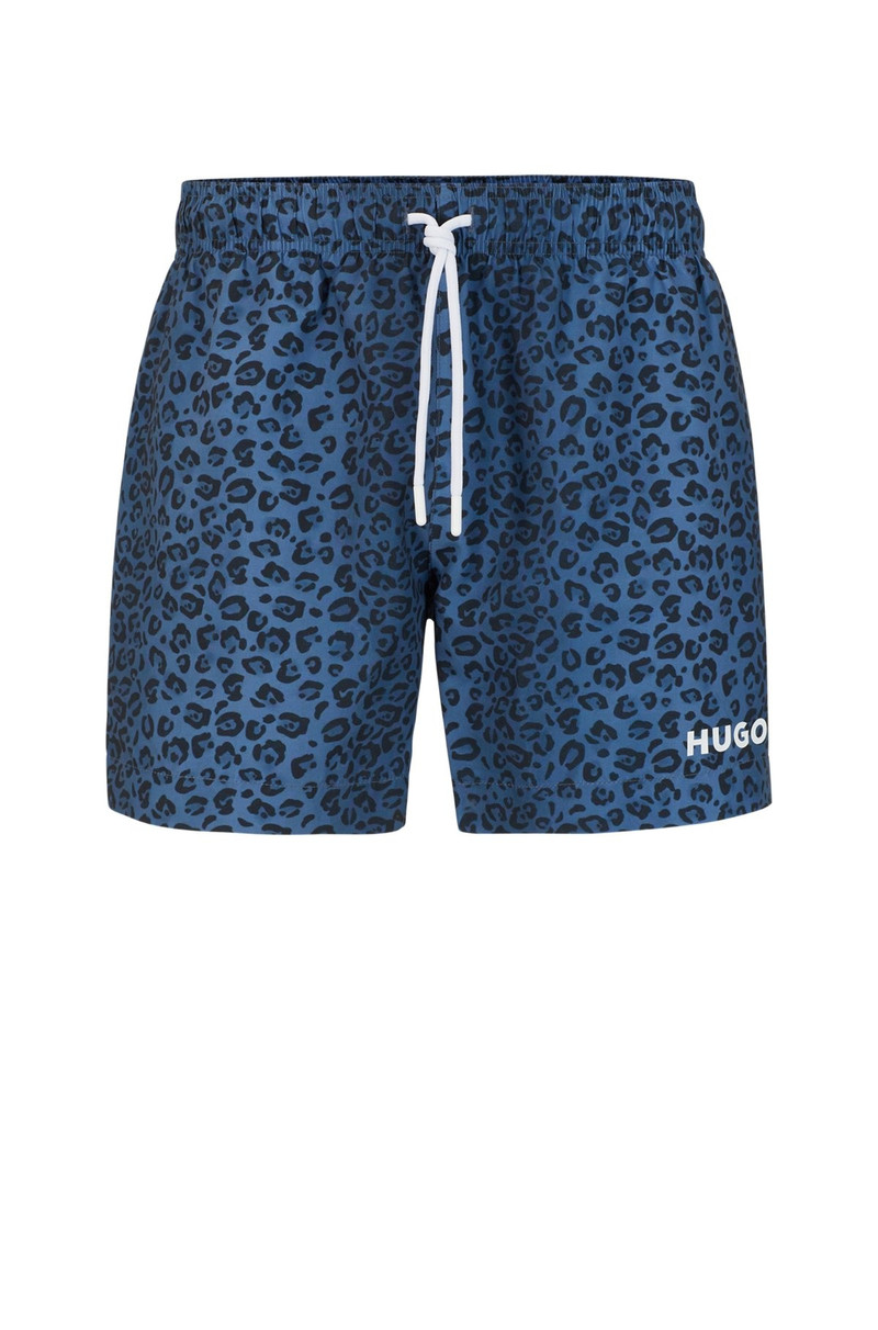 QUICK-DRY ANIMAL-PRINT SWIM SHORTS 1