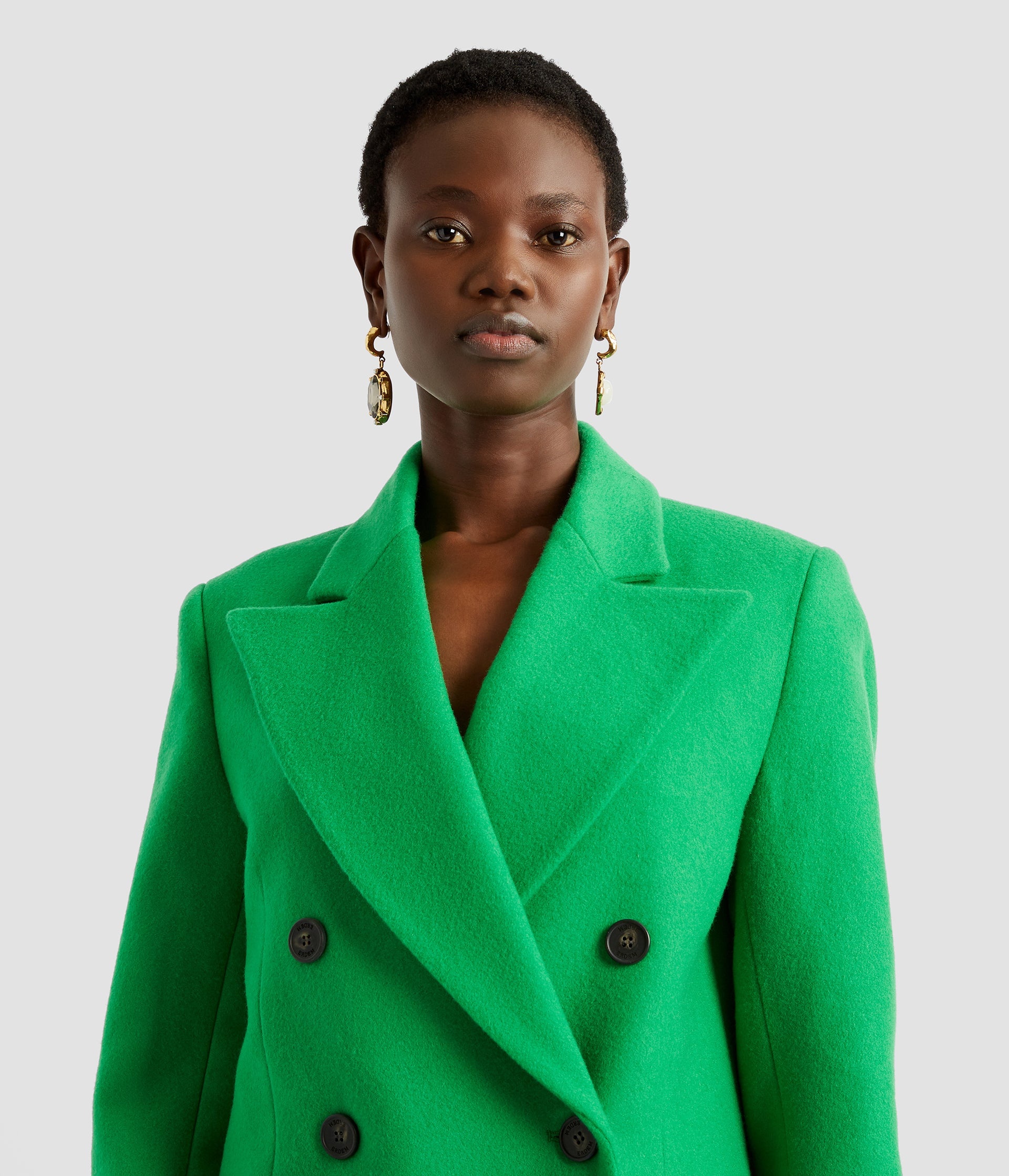 DOUBLE BREASTED COAT - 5