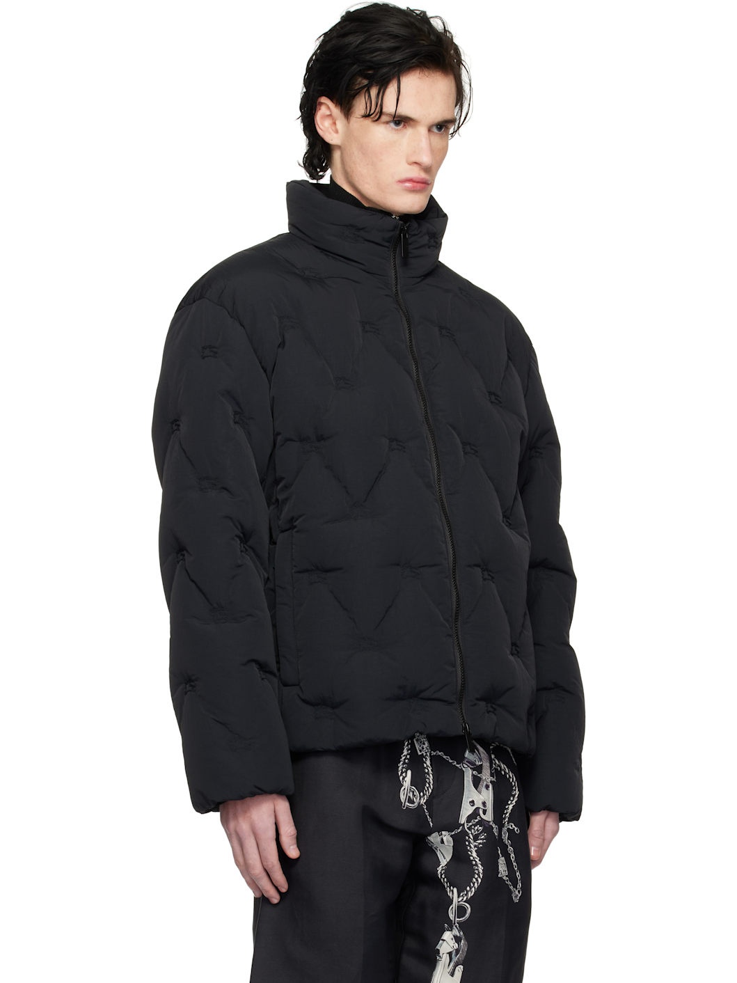 Black EKD Nylon Preston Padded Down Jacket - 2