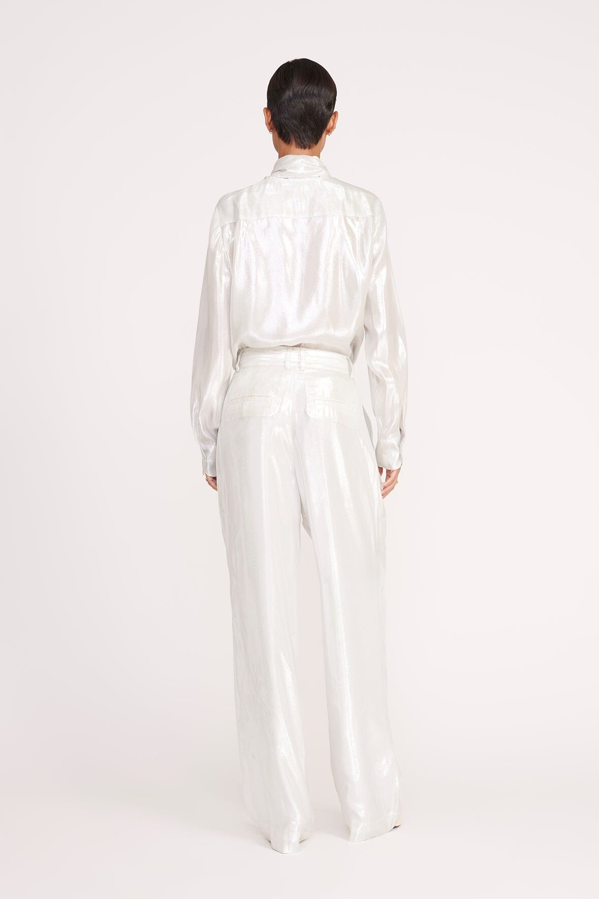 STAUD LUISA PANT SILVER - 5