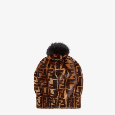 FENDI FF mink hat outlook