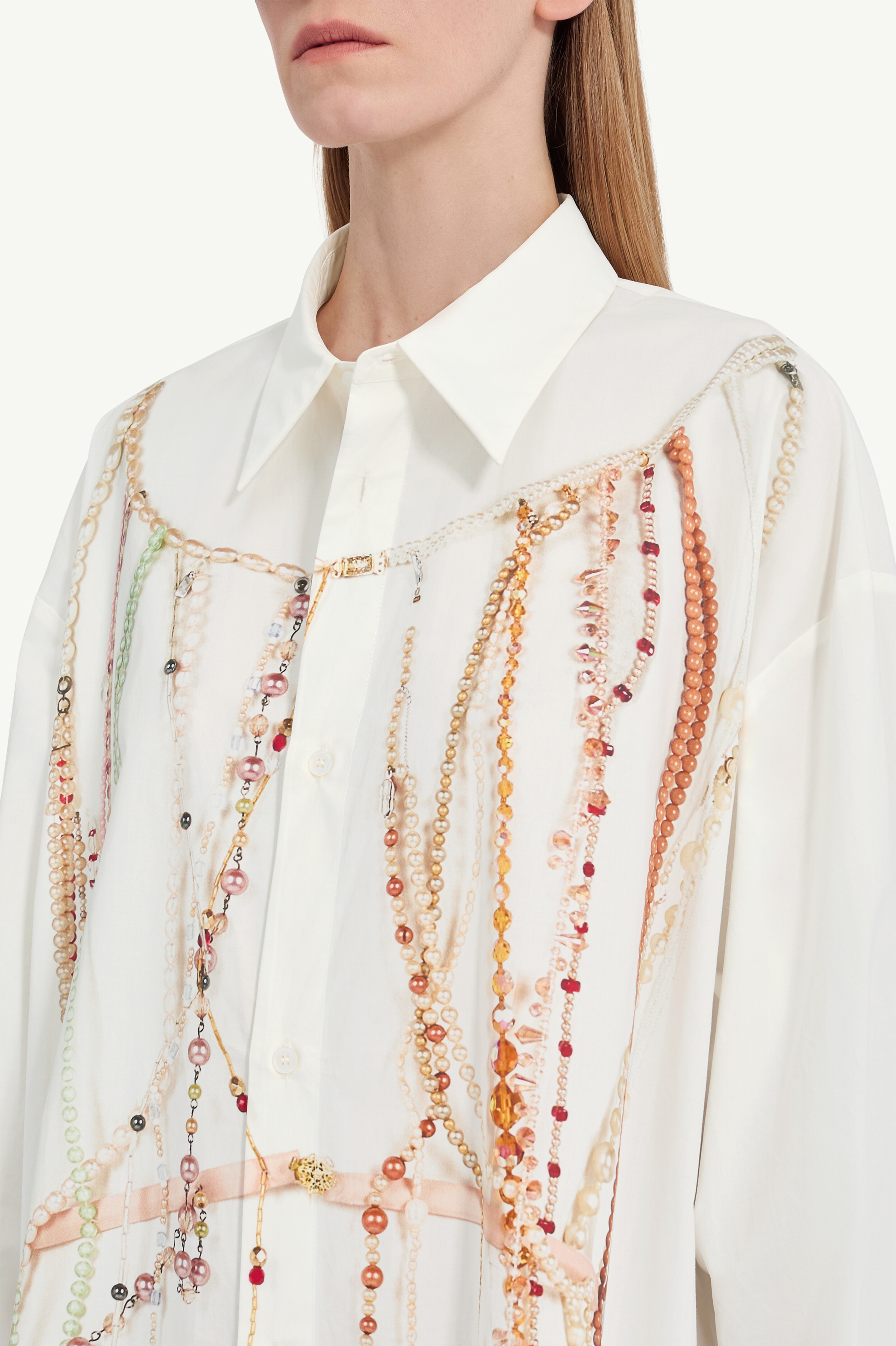 MM6 Maison Margiela Pearl Shirt Dress | REVERSIBLE
