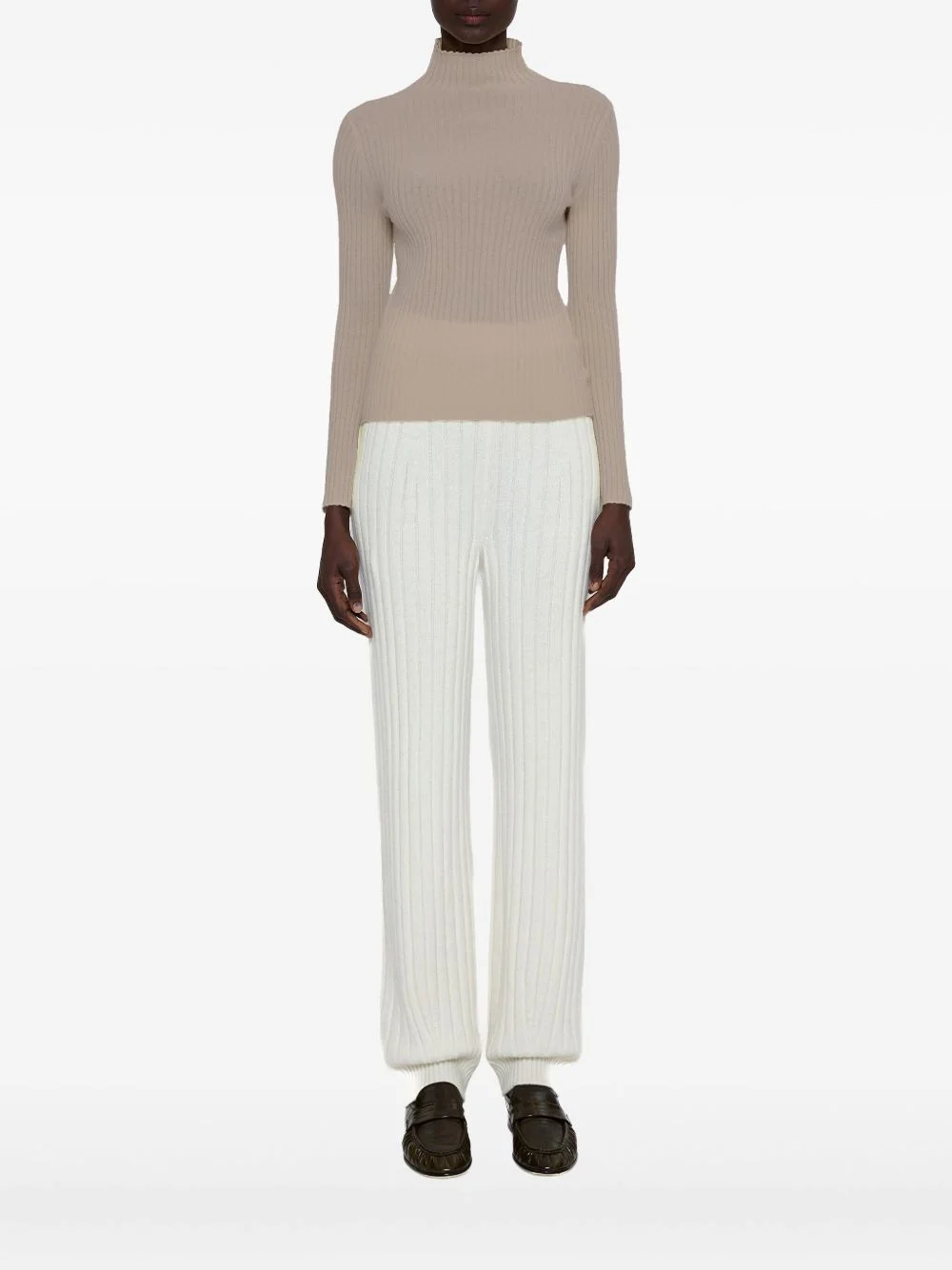 mock neck T-shirt - 1