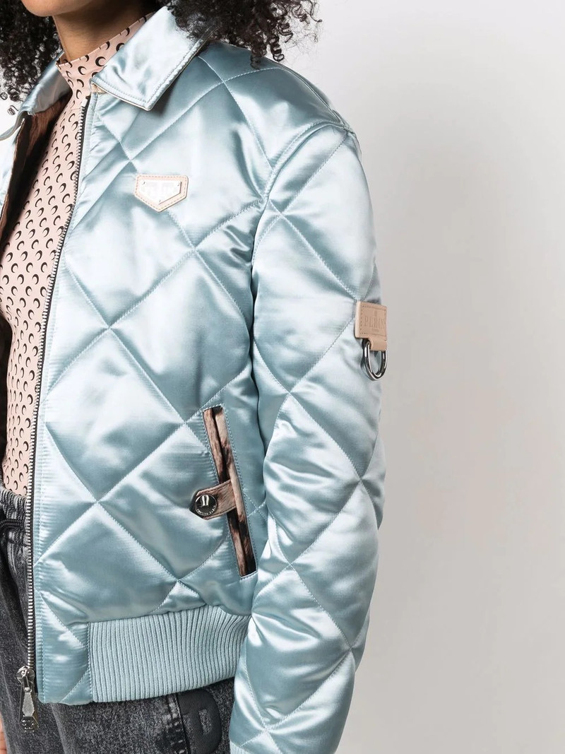 Iconic Plein Quilted Bomber jacket 5