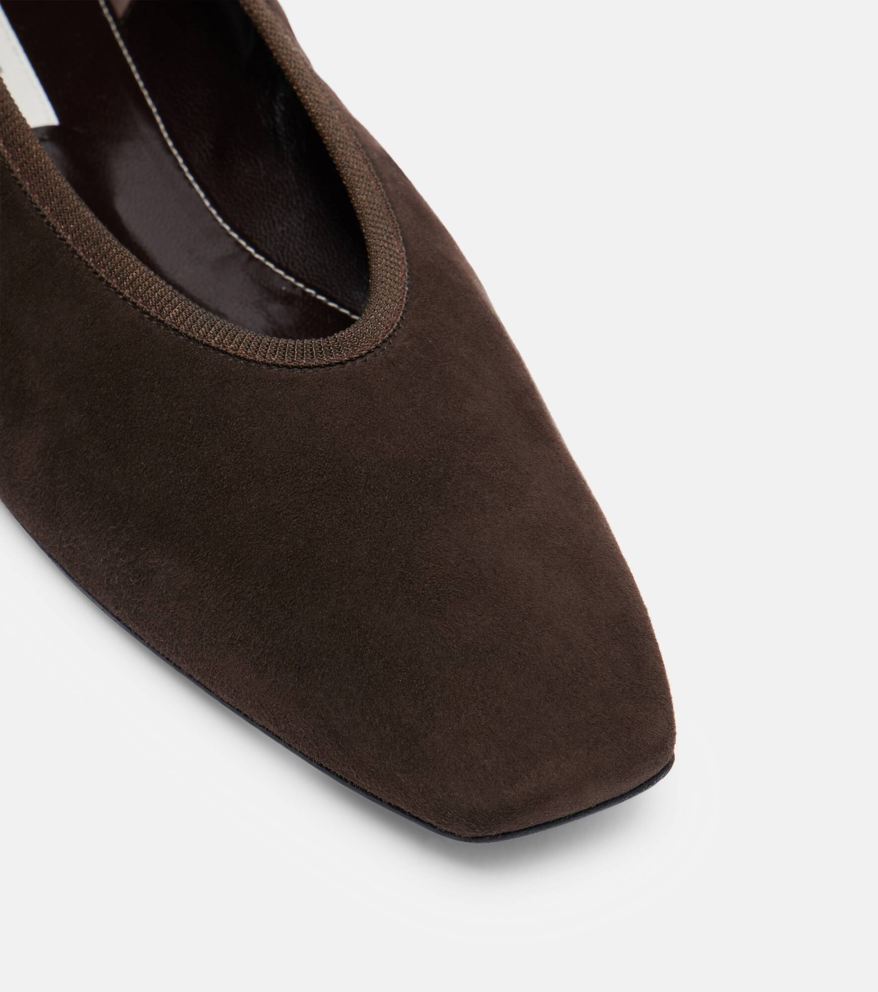Suede ballet flats - 5