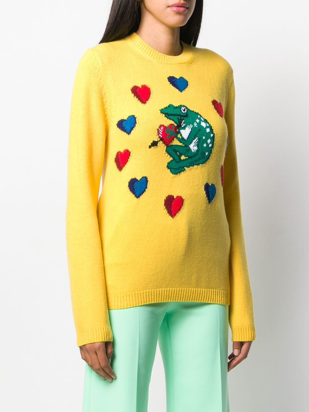 frog intarsia sweater - 3