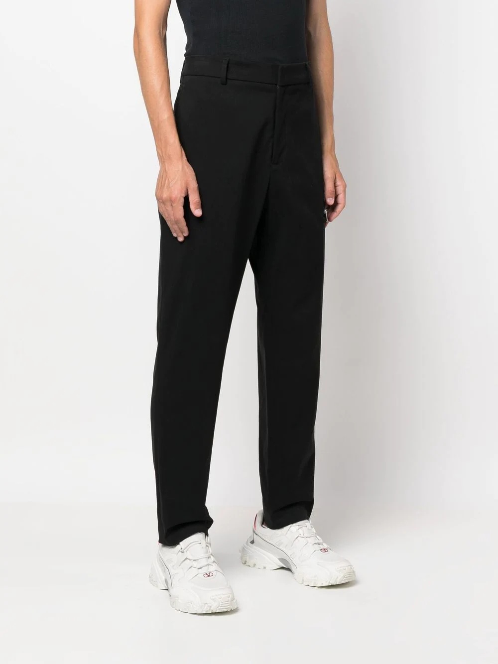 straight-leg cut trousers - 3