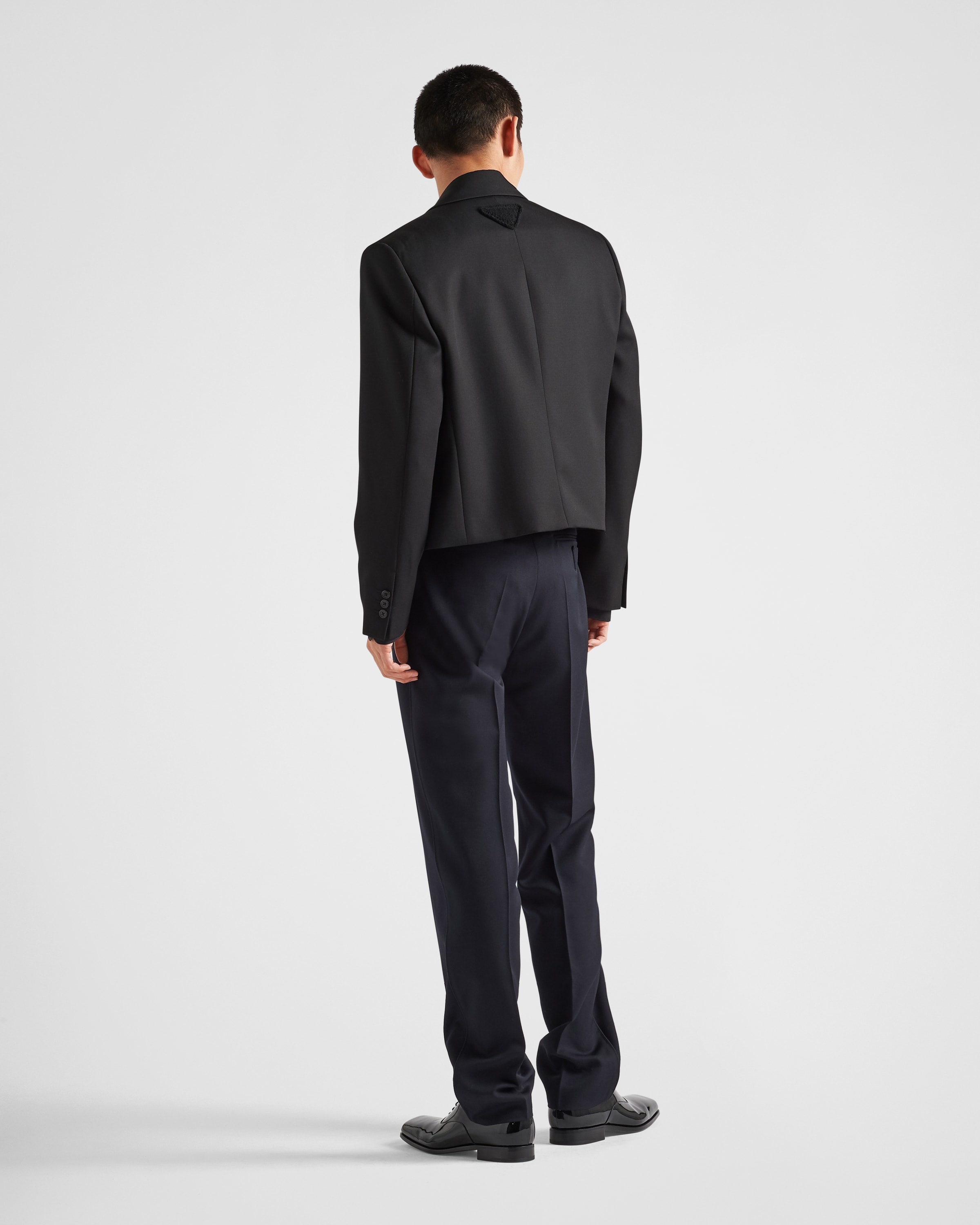 Double-breasted wool jacket - 5