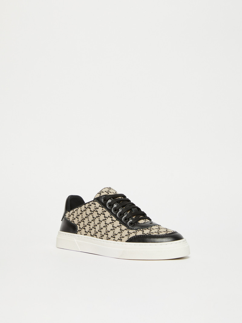 Max Mara CITYSNEAKER Jacquard-knit monogram sneakers outlook