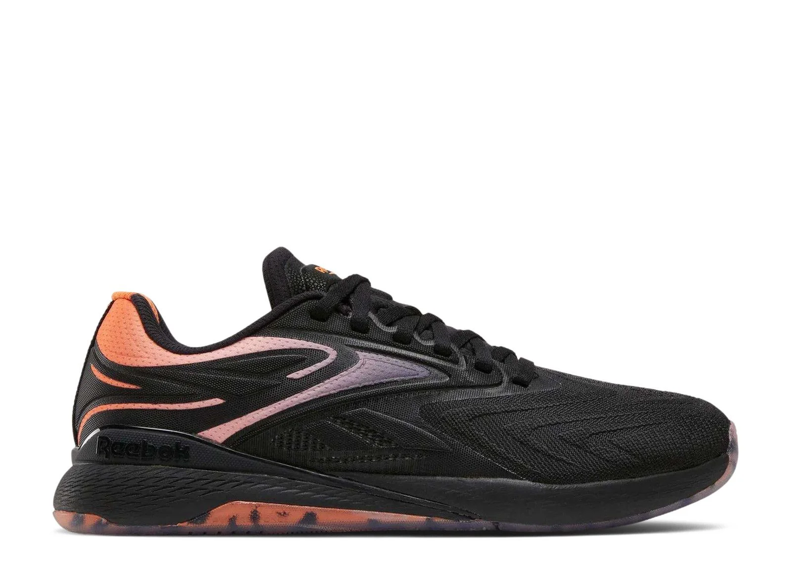 REEBOK WMNS NANO X5 EDGE 'BLACK ARENA ORANGE FUTURE PEACH' - 1