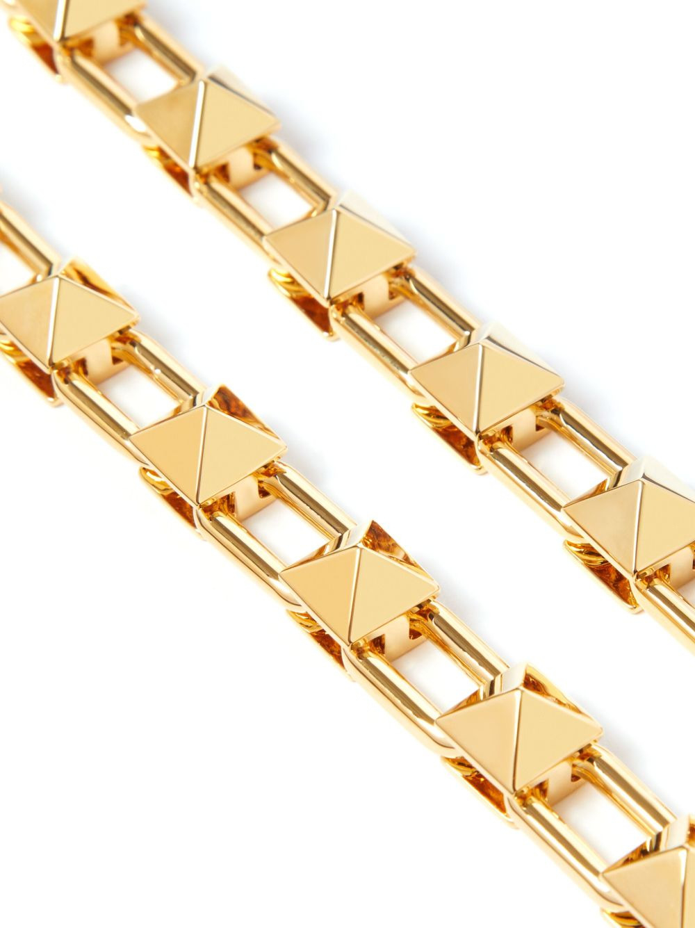 Rockstud chain-link necklace - 3