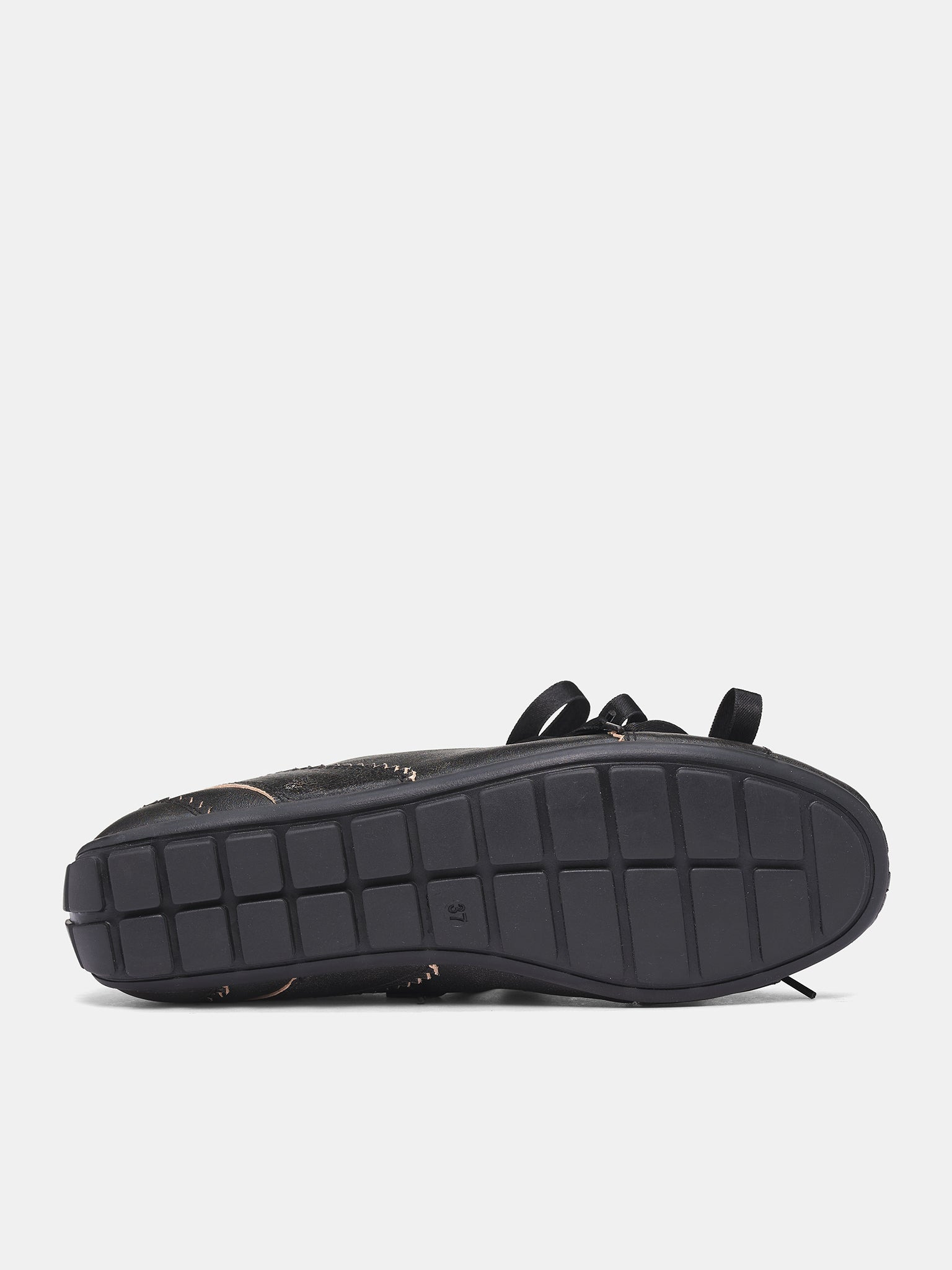 Dark Brown Ballerina Grip Trainers - 6