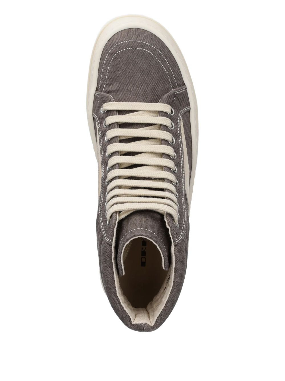 Vintage lace-up high-top sneakers - 3