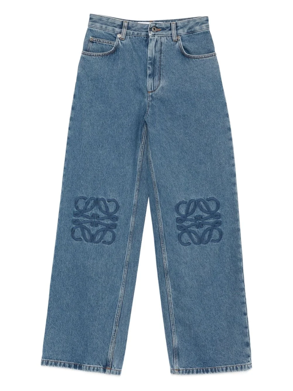 Loewe Women Anagram Baggy Jeans - 1