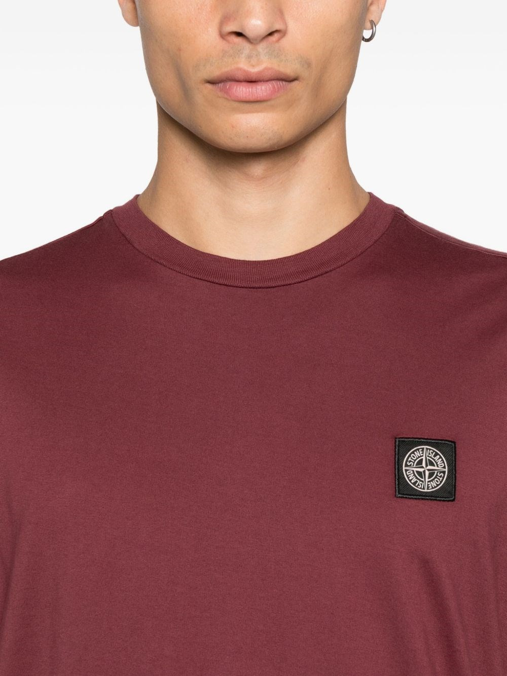 Short sleeves cotton t-shirt with logo - 4