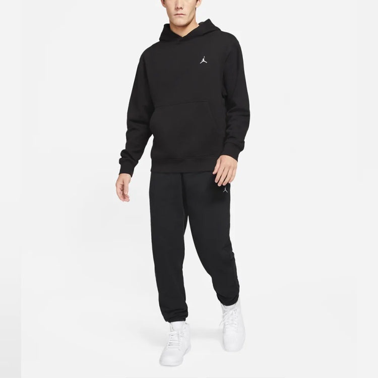 Air Jordan Logo Fleece Pullover Hoodie 'Black' DA9819-010 - 5