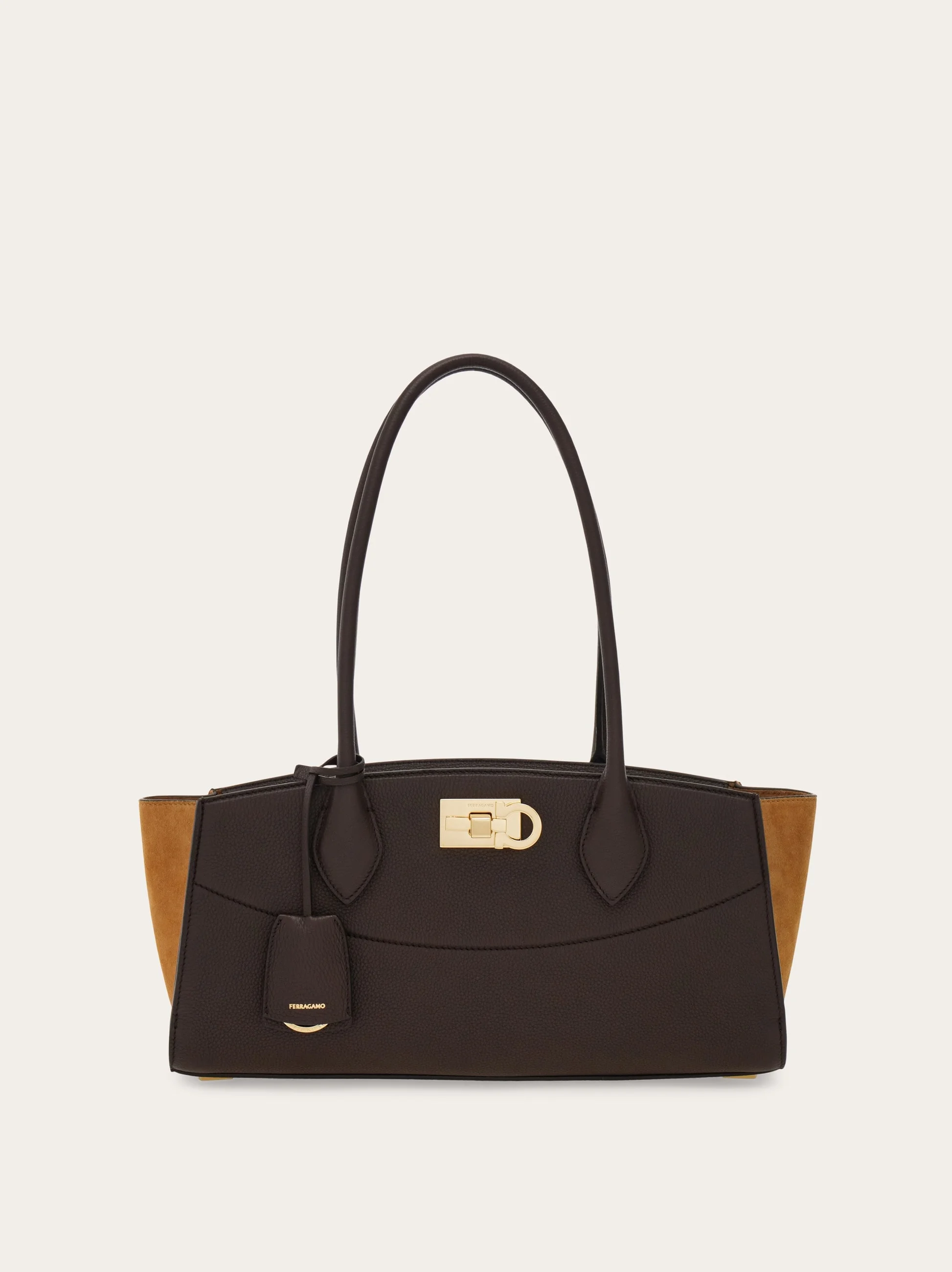 New Ferragamo Studio Soft bag East West (M) - 1