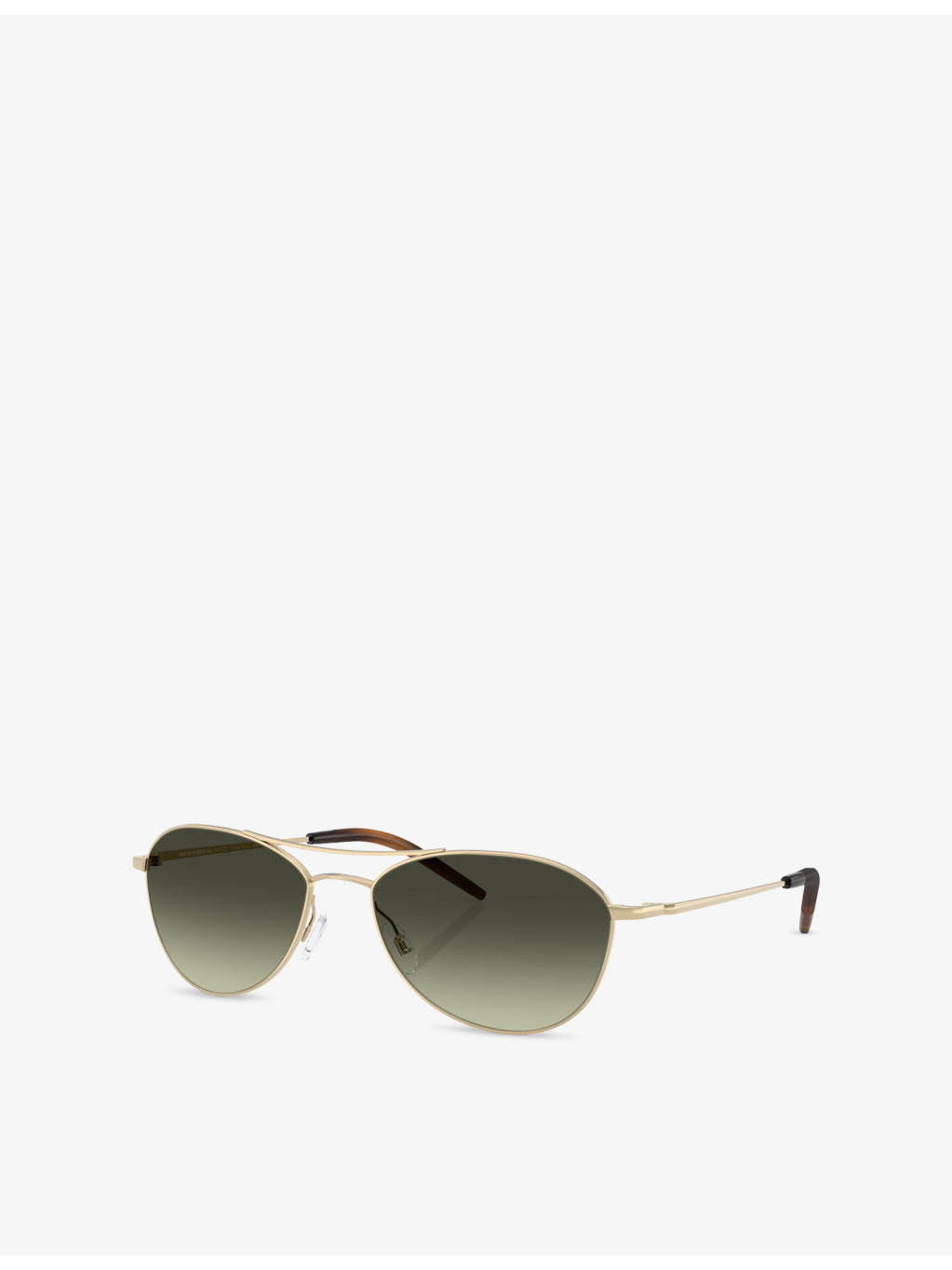 OV1358S Aero II Pilot-Frame Steel Sunglasses - 2