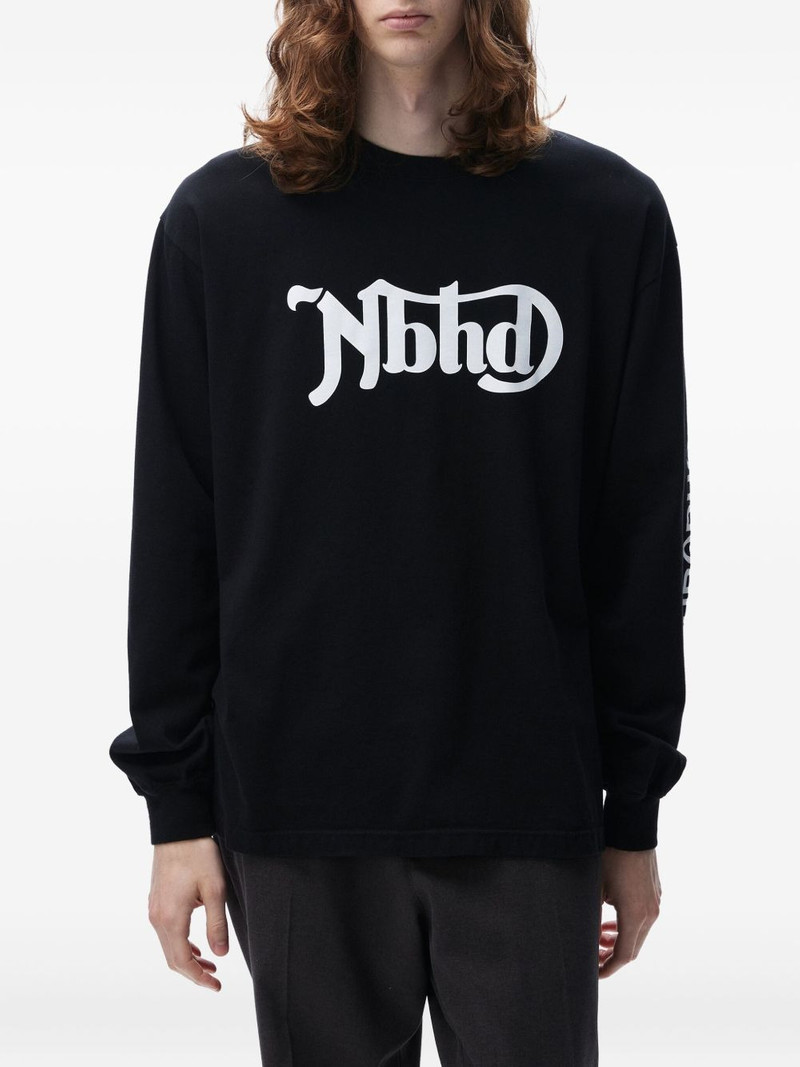 NEIGHBORHOOD sleeve-detail crew-neck sweatshirt outlook