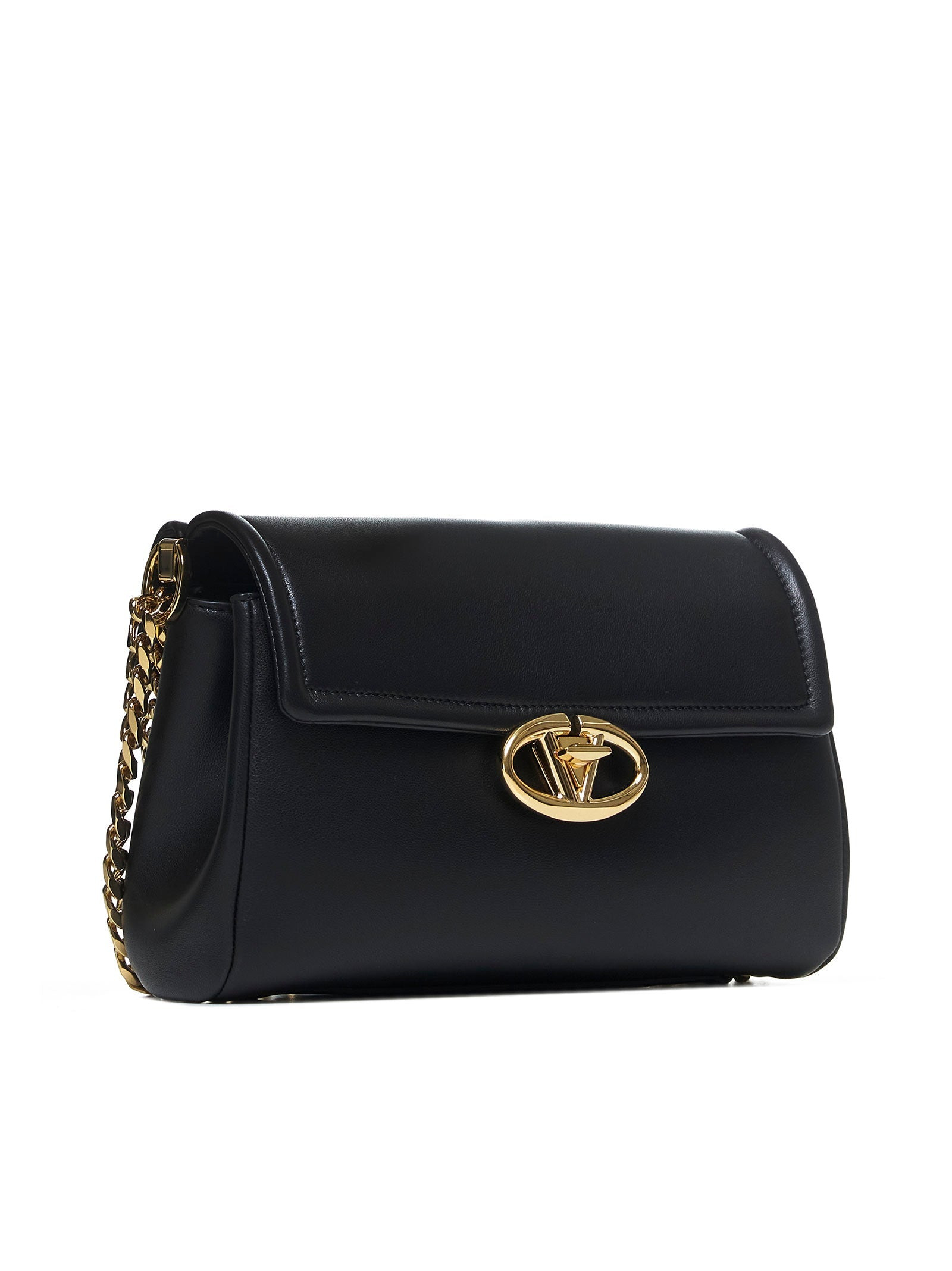 Valentino Garavani Women Vlogo The Bold Leather Medium Bag - 2