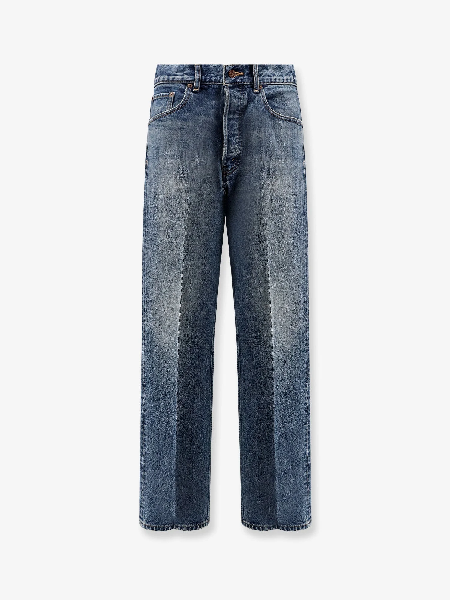 Celine Denim Jeans With Back Logo Label - 1