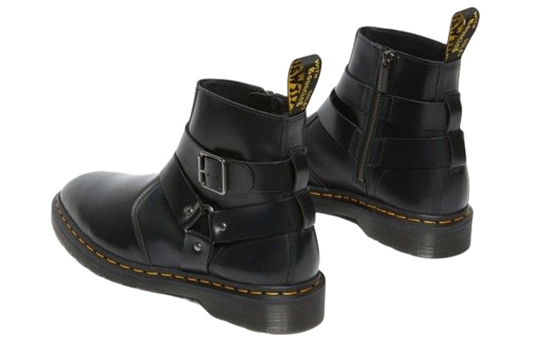 Dr. Martens Jaimes Leather Harness Chelsea Boots 'Black' 27484001 - 4