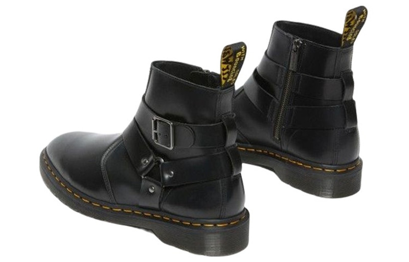 Dr. Martens Jaimes 가죽 하네스 첼시 부츠 '블랙' 27484001 4