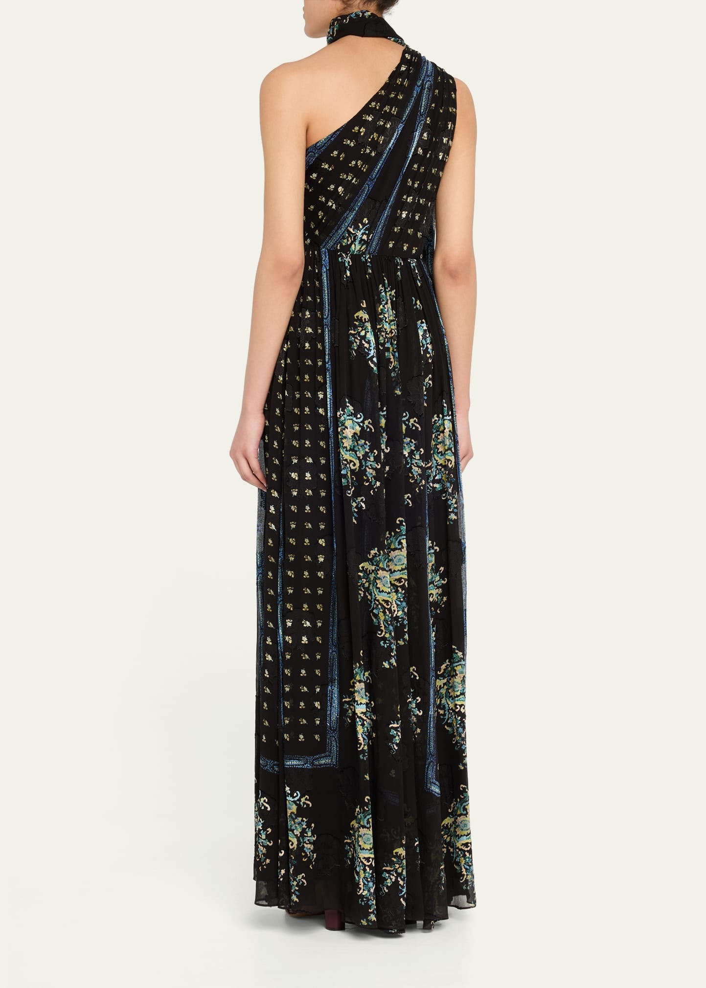Angelique Draped Scarf Gown - 3