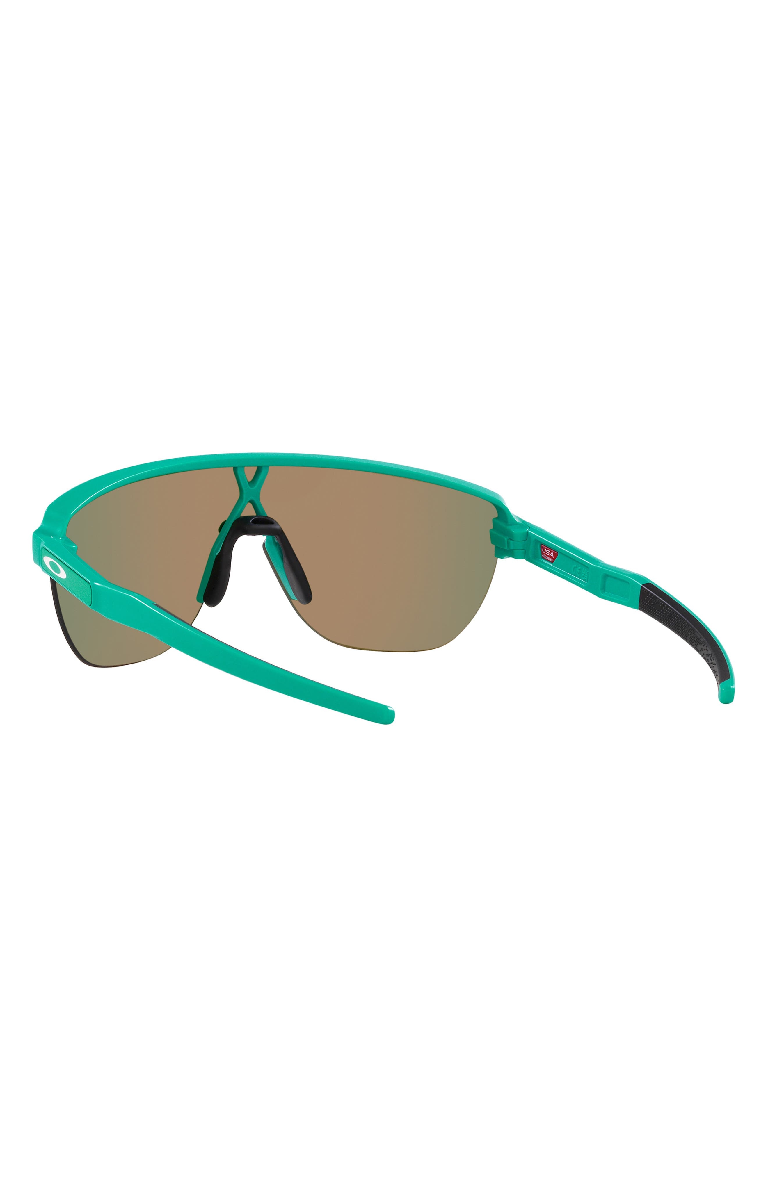 Oakley Corridor 42mm Semirimless Prizm™ Shield Sunglasses in Ruby at Nordstrom - 5