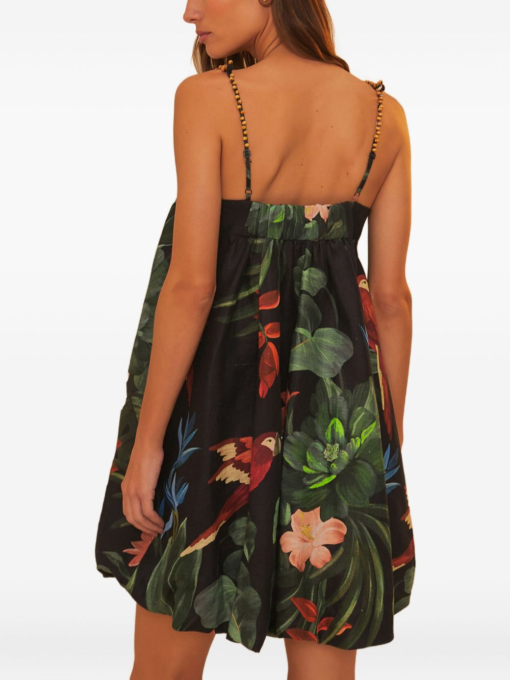 midnight macaw fiesta mini dress - 3