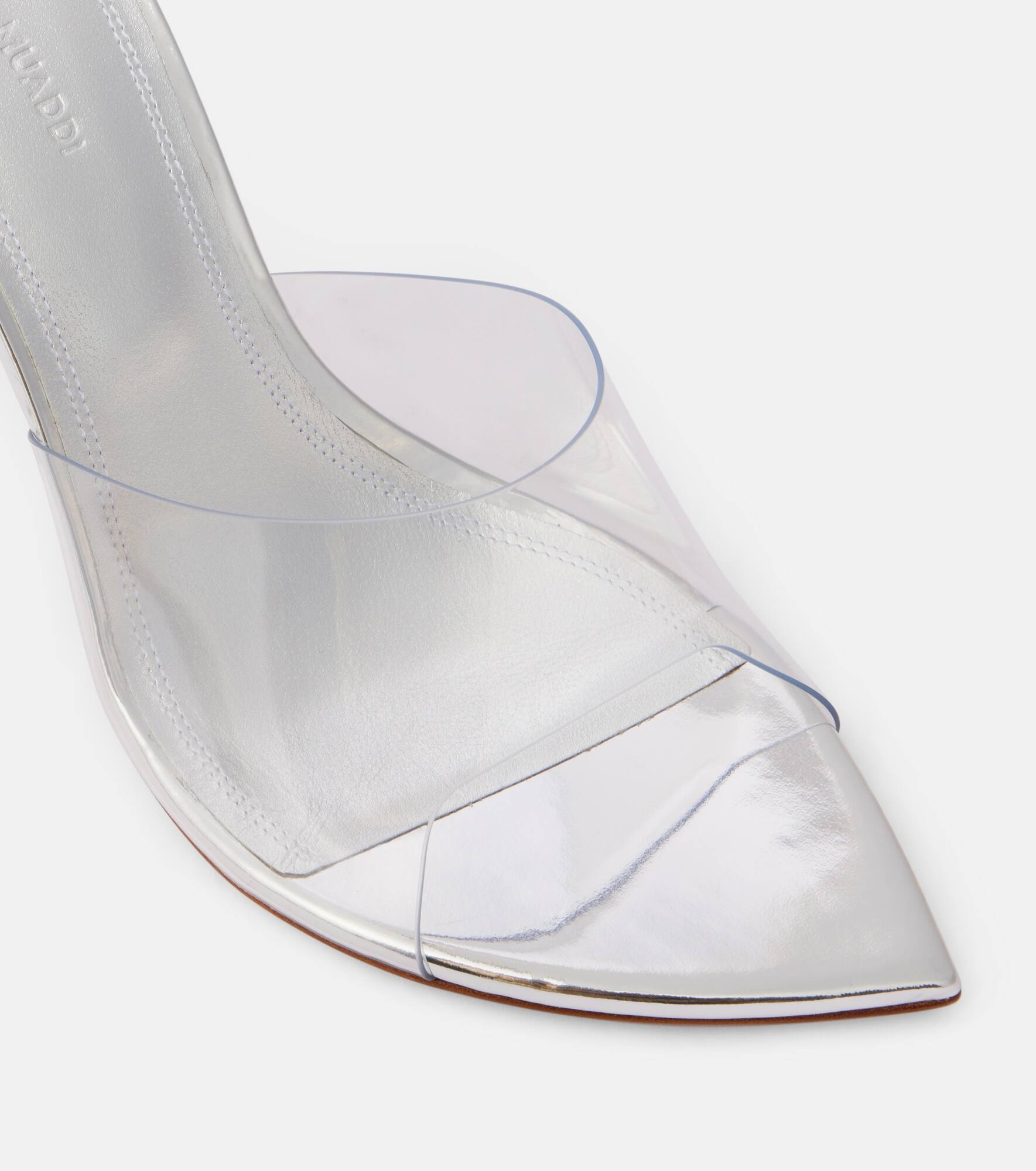 Bianca Glass 95 PVC mules - 5