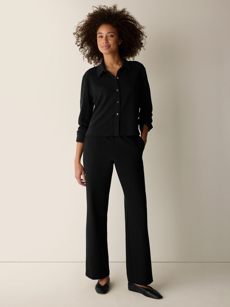 EILEEN FISHER Washable Stretch Crepe Straight Pant outlook