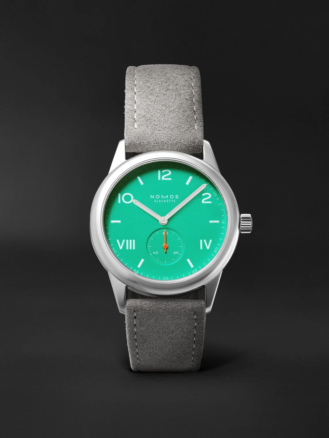 Club Campus 38.5 Hand-Wound Stainless Steel and Alcantara® Watch, Ref. No. 726.GB - 1
