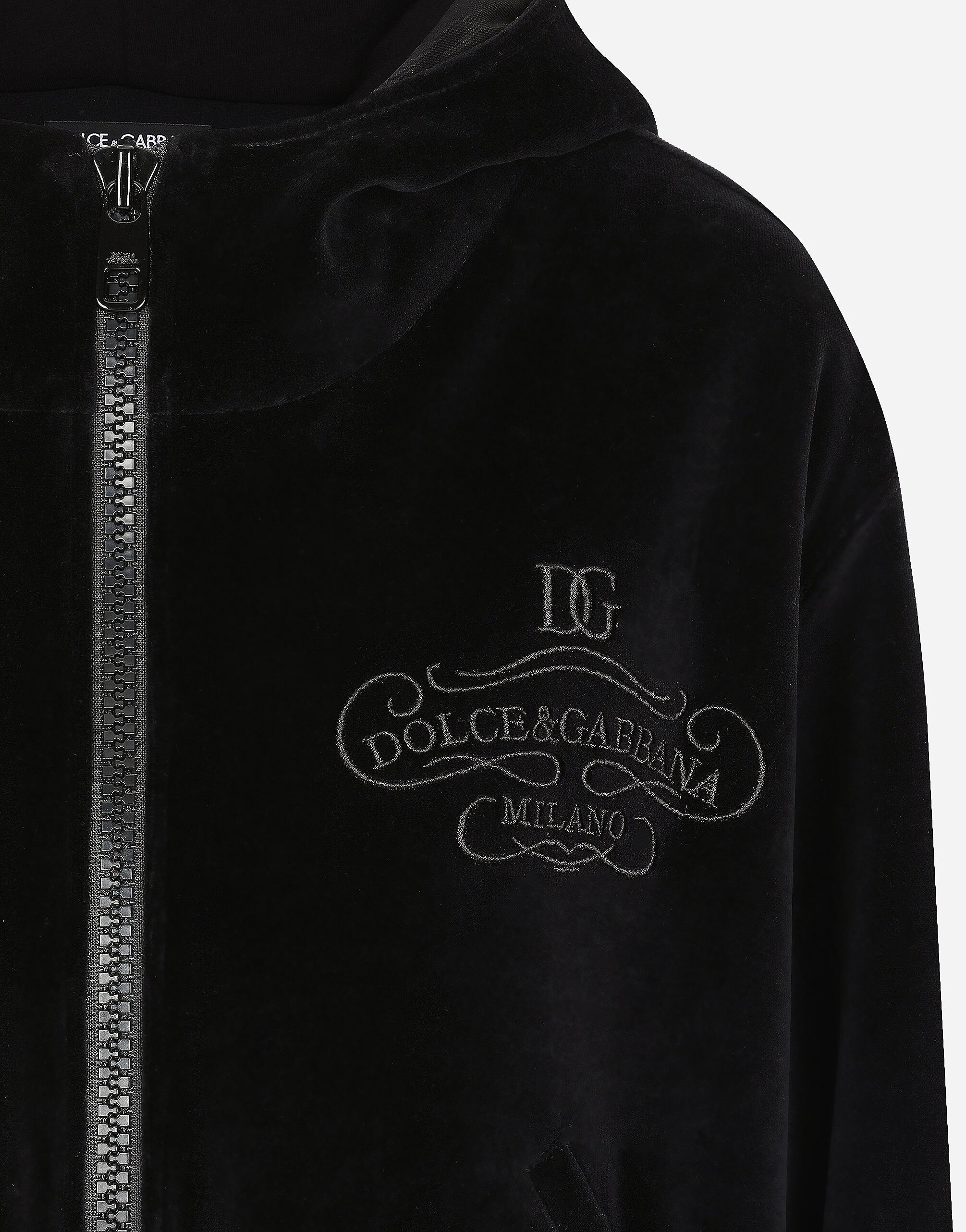 Chenille cotton hoodie - 6