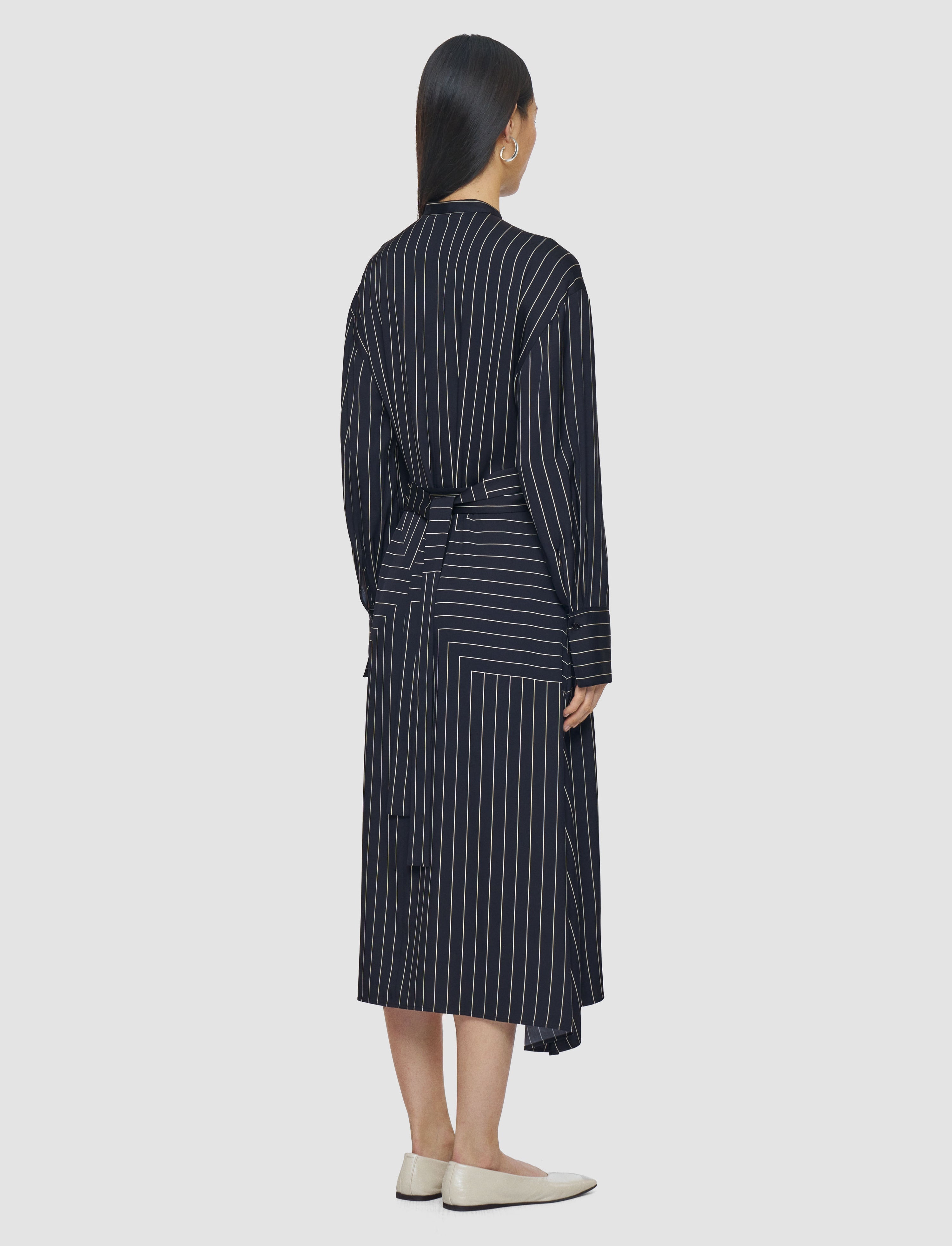 Orlana Geometric Print Silk Dress - 4