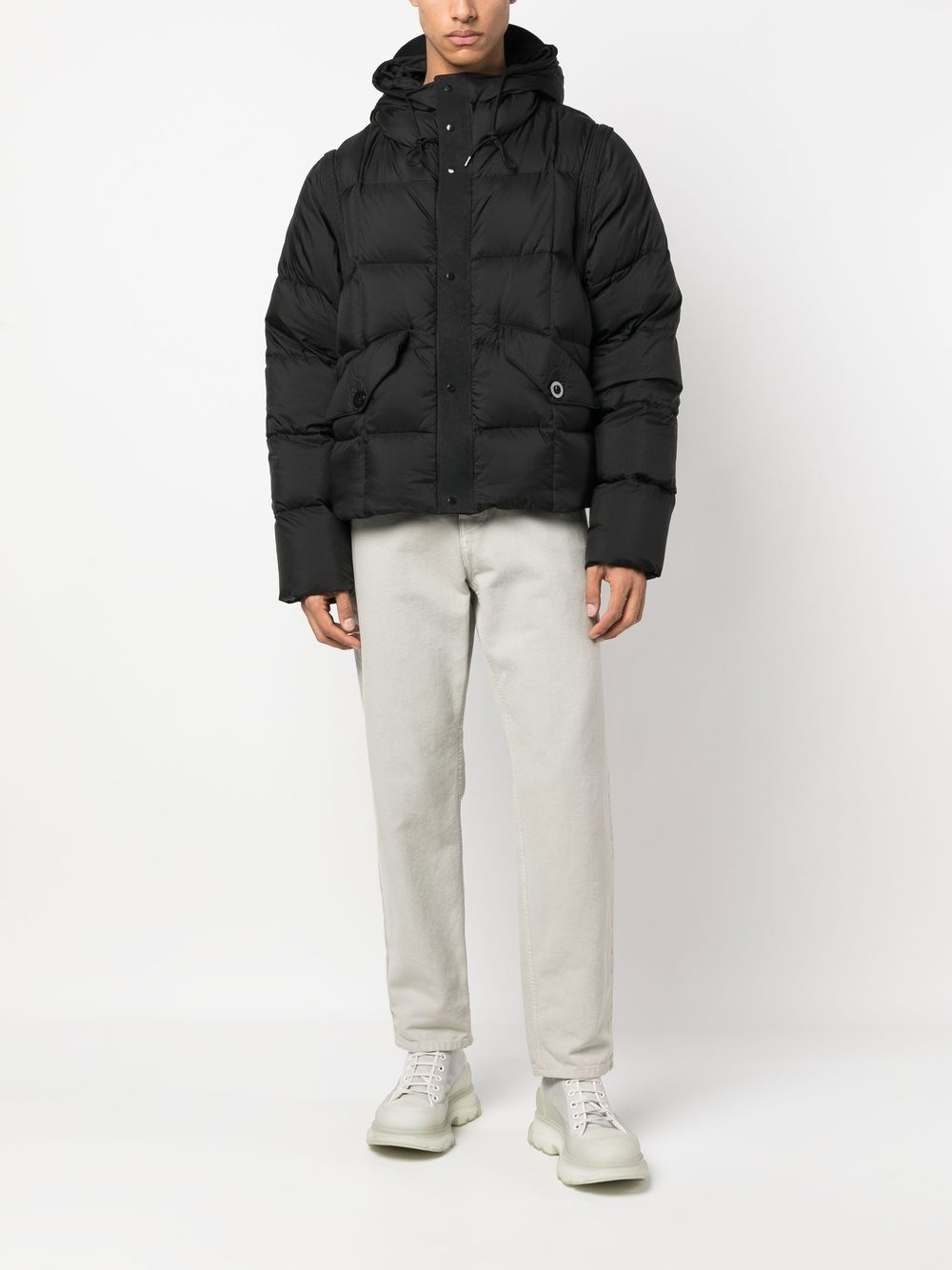 padded hooded jacket - 2