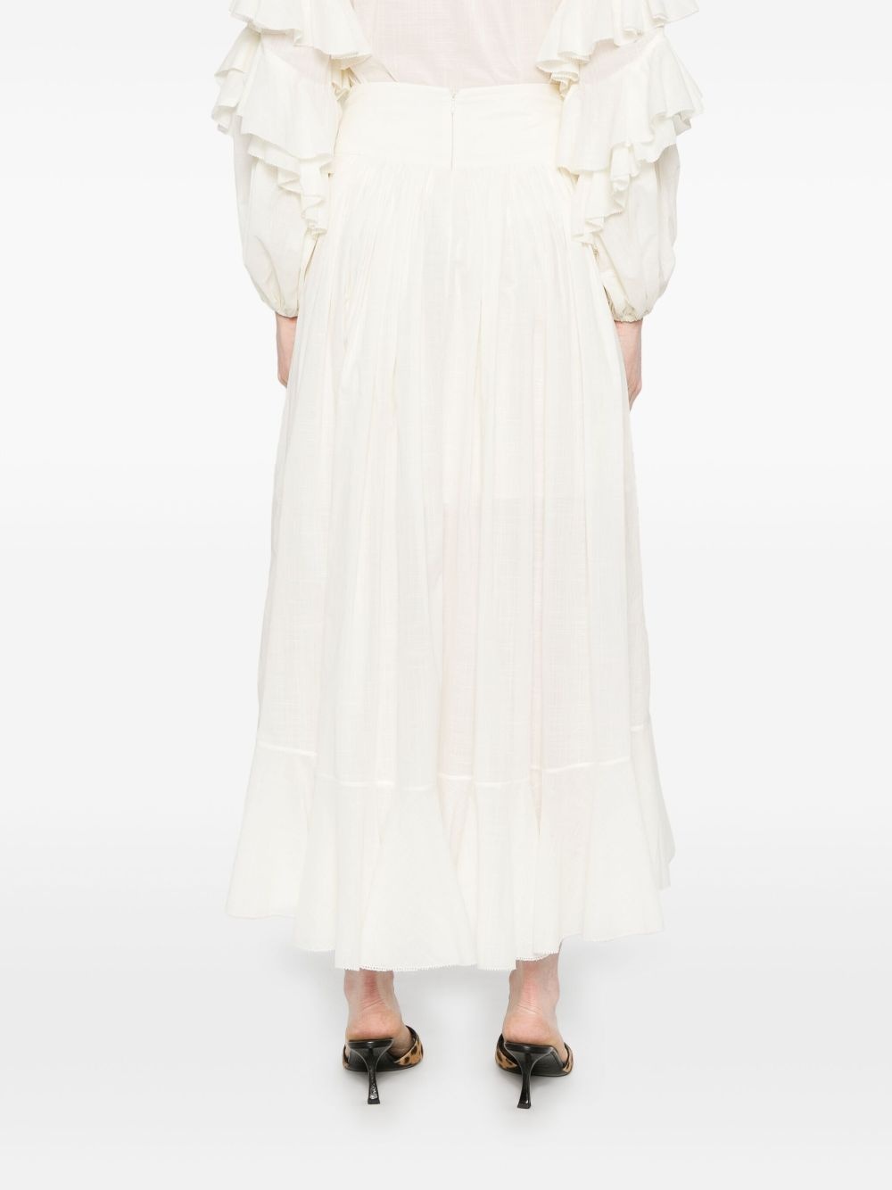 ruffled maxi skirt - 4