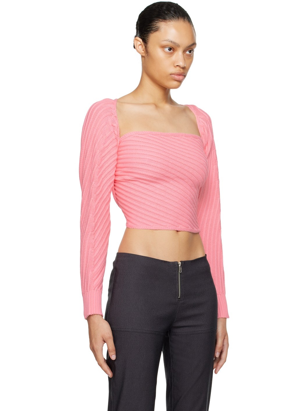PInk Marianne Mangas Sweater - 2