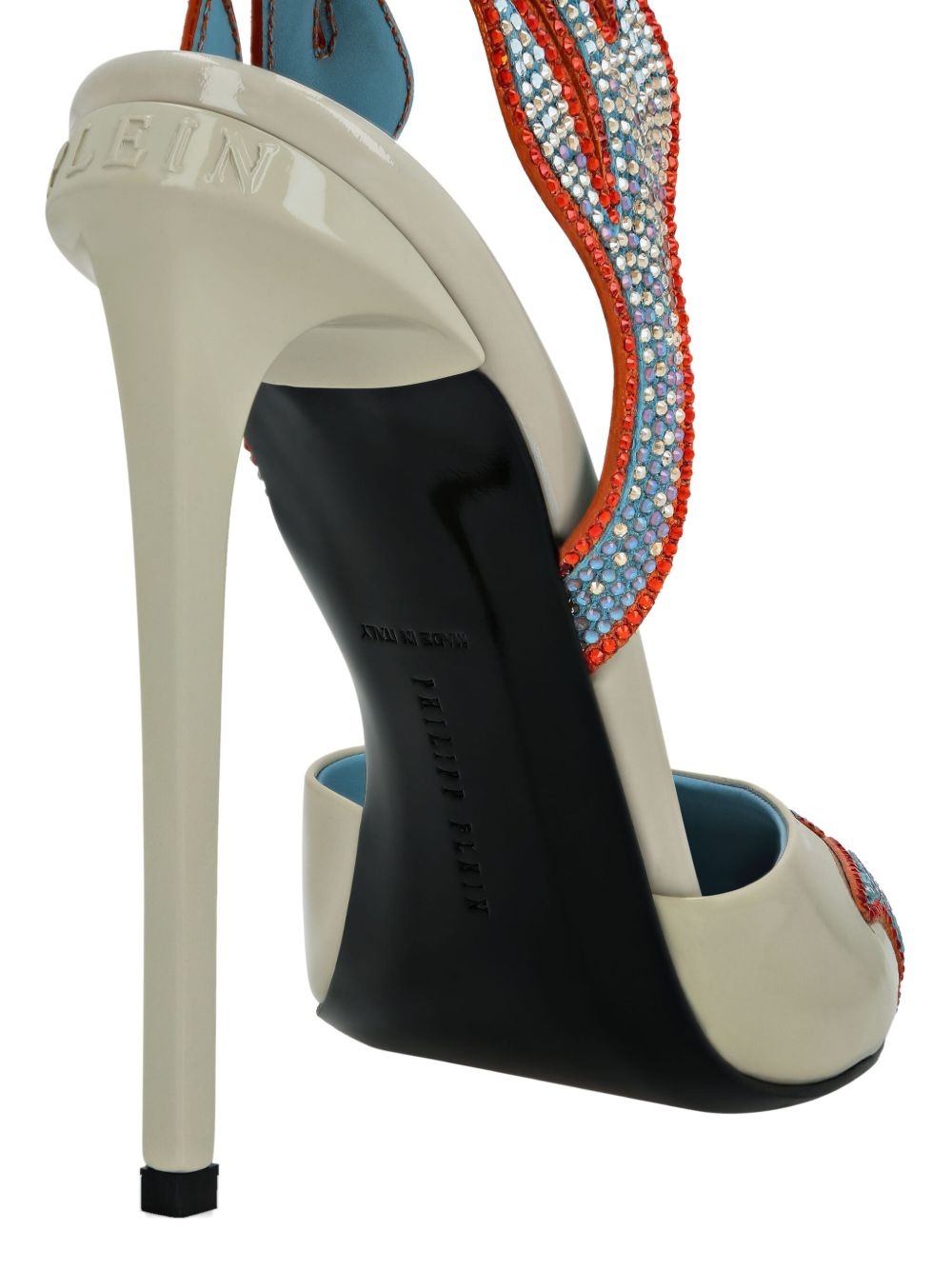120mm flame-detail stiletto heels - 4