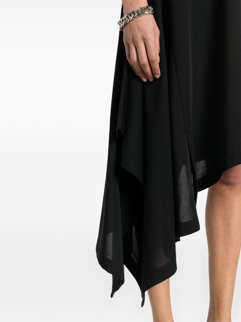 logo-printed jersey dress - 5