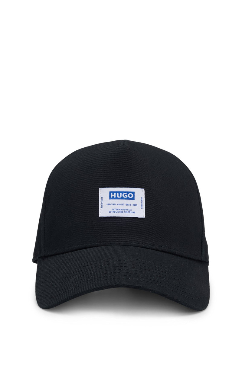 HUGO COTTON-TWILL CAP WITH LOGO LABEL outlook