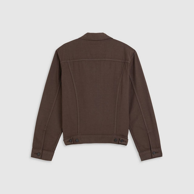 COTTON LINEN TRUCKER JACKET 6
