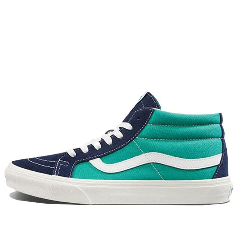 Vans SK8-Mid Reissue Black-Green 'Blue Green' VN0A391FTET - 1