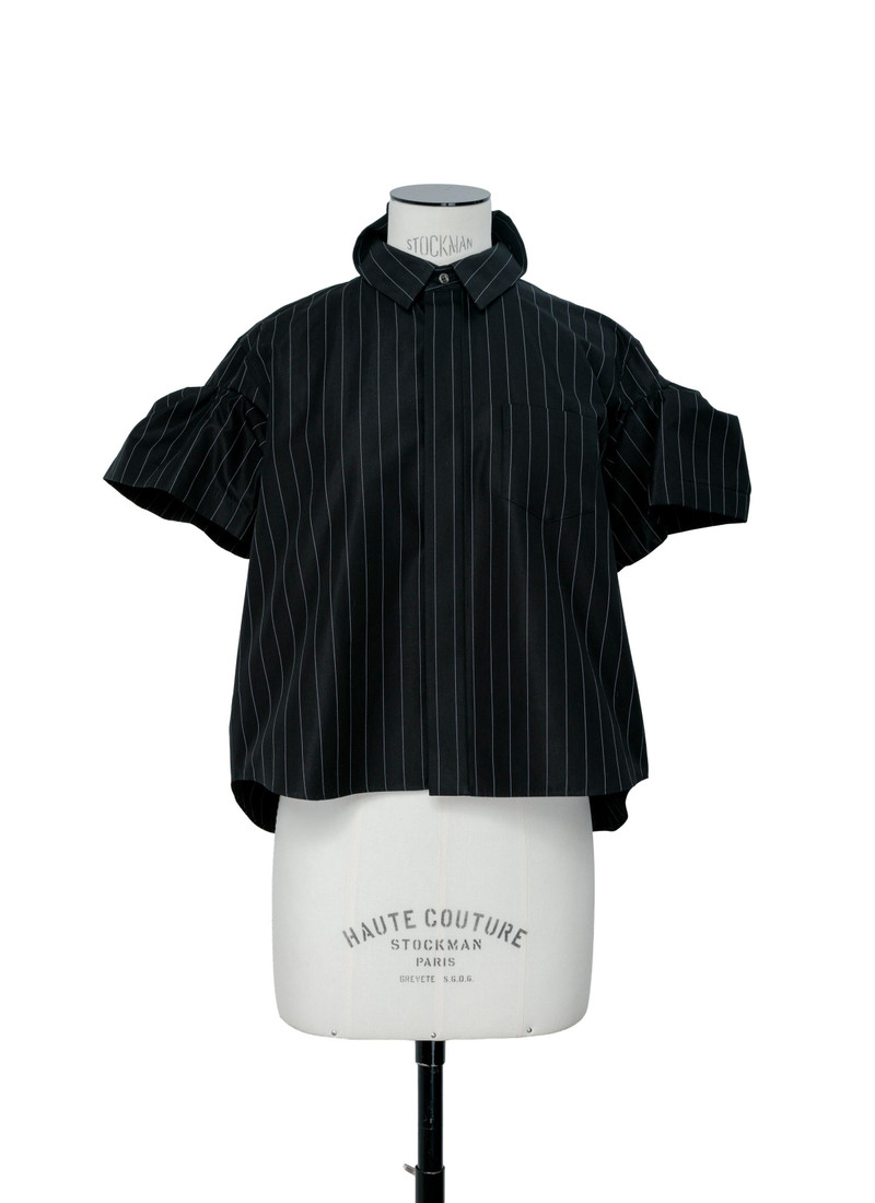 sacai Chalk Stripe Shirt outlook