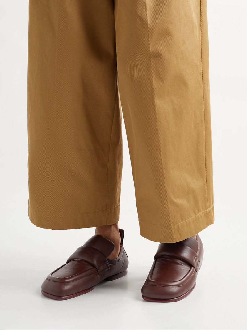 Dries Van Noten Padded Leather Loafers outlook