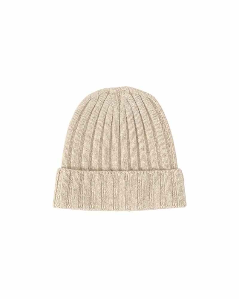 KNIT CAP IVORY - 2