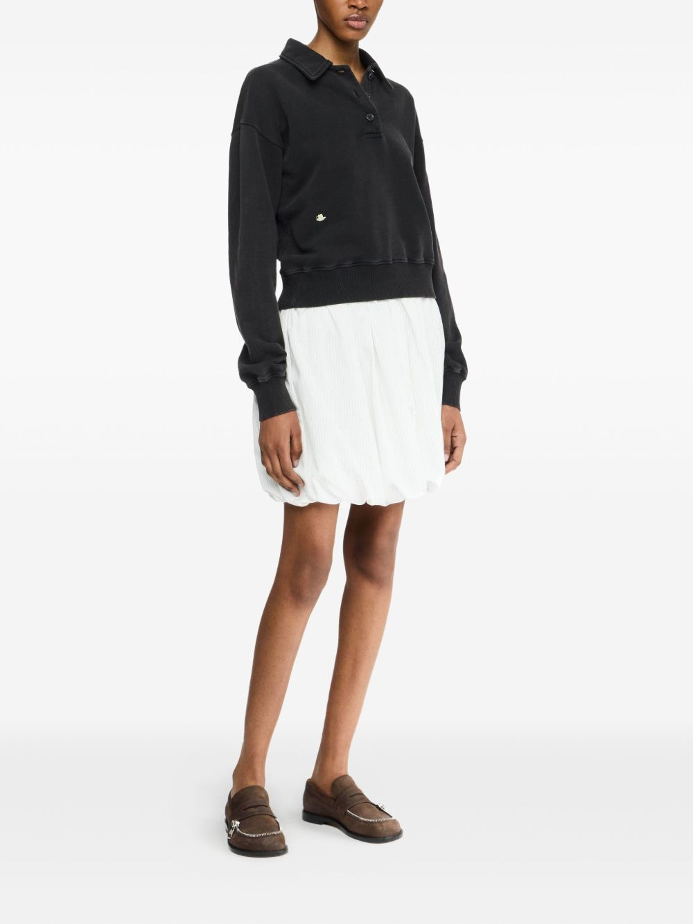 cotton polo top - 2