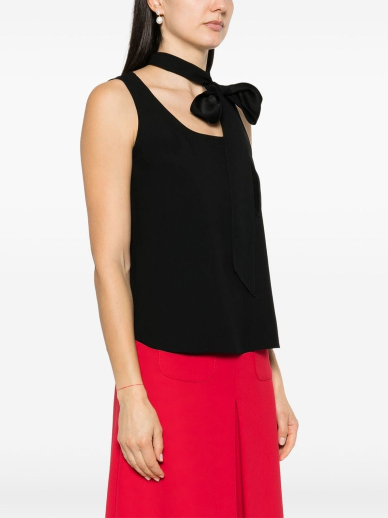bow-detail sleeveless blouse 3