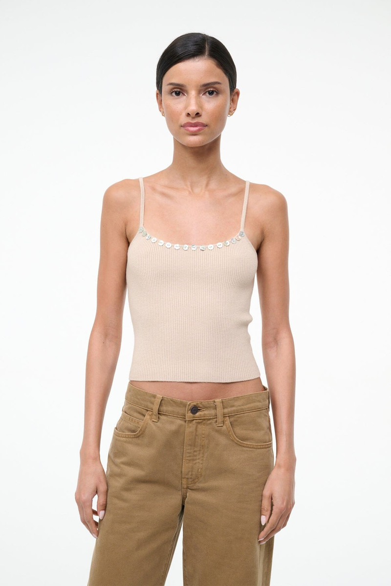 STAUD SOLEIL TANK FAWN 1